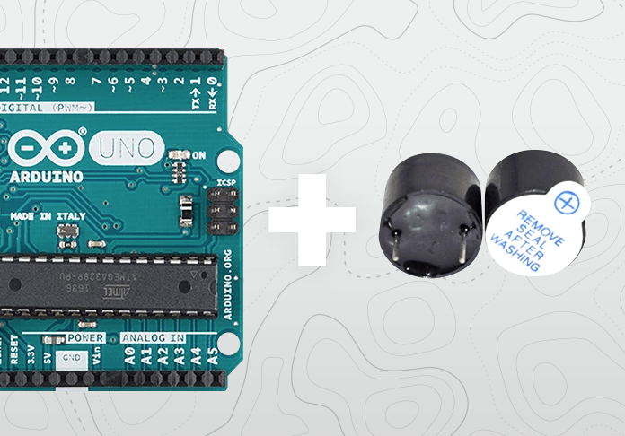 Cómo conectar un Buzzer activo a Arduino - 330ohms