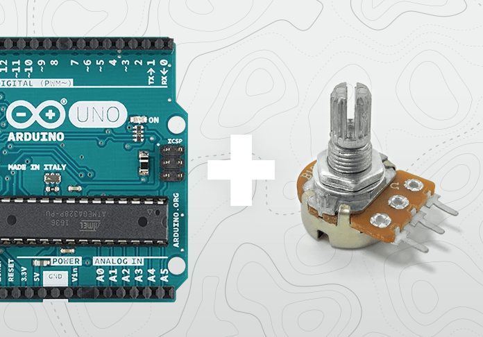 Cómo conectar un Potenciómetro a Arduino - 330ohms