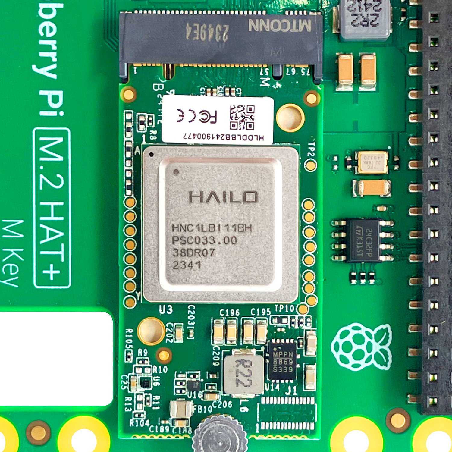 Raspberry Pi AI Kit - M.2 Hat + Hailo8L