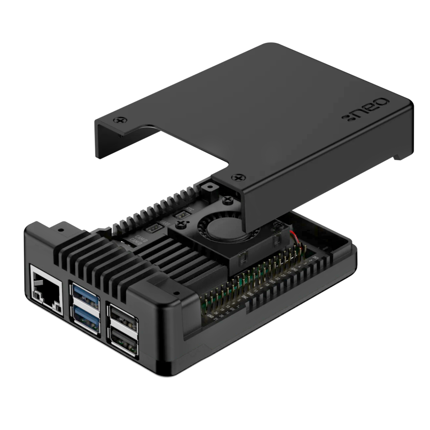 Argon NEO 5 Carcasa de metal con ventilador para Raspberry Pi 5