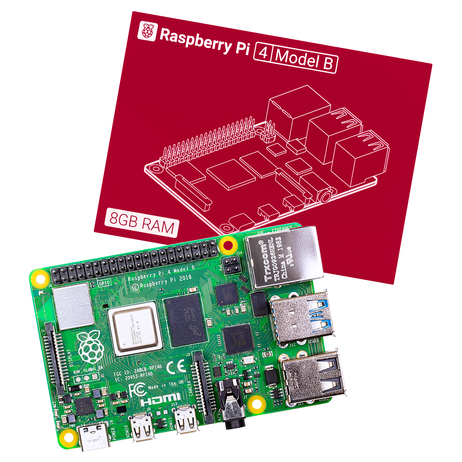 Raspberry Pi 4 modelo B - 8GB