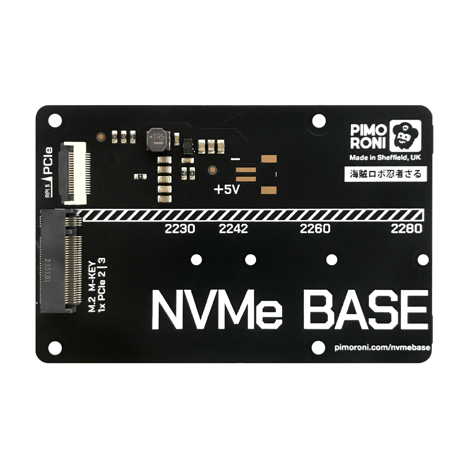 Base NVMe para Raspberry Pi 5