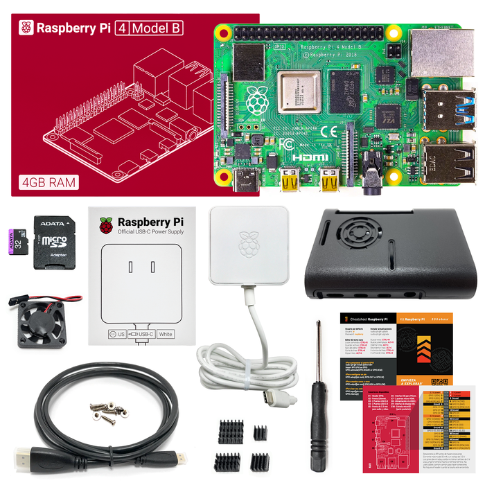 Raspberry Pi 4 4GB - Hiking Kit V2