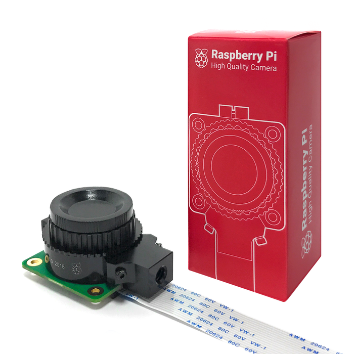 Kit Cámara para Raspberry Pi HQ 12MP - Lente Gran Angular 6mm 3MP