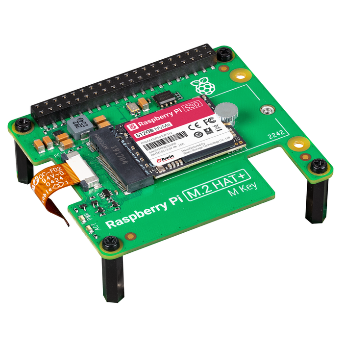 Kit Raspberry Pi SSD + Hat M.2