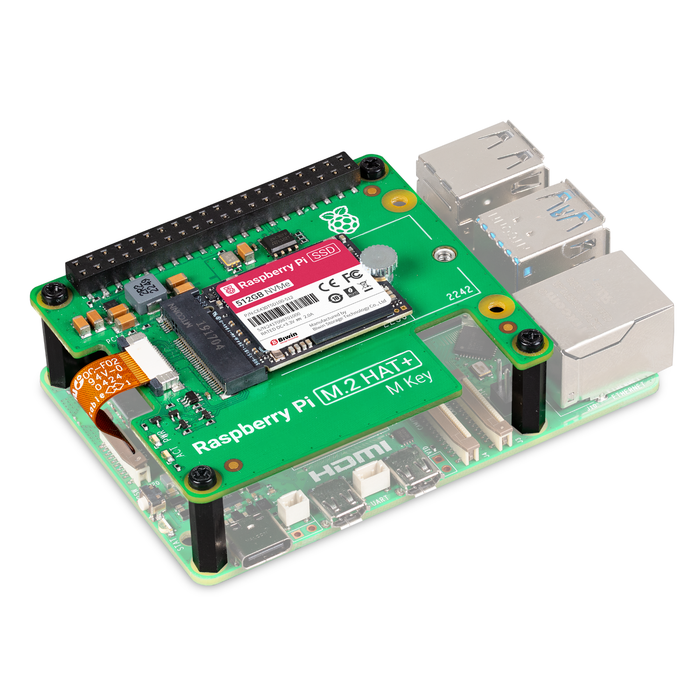 Kit Raspberry Pi SSD + Hat M.2