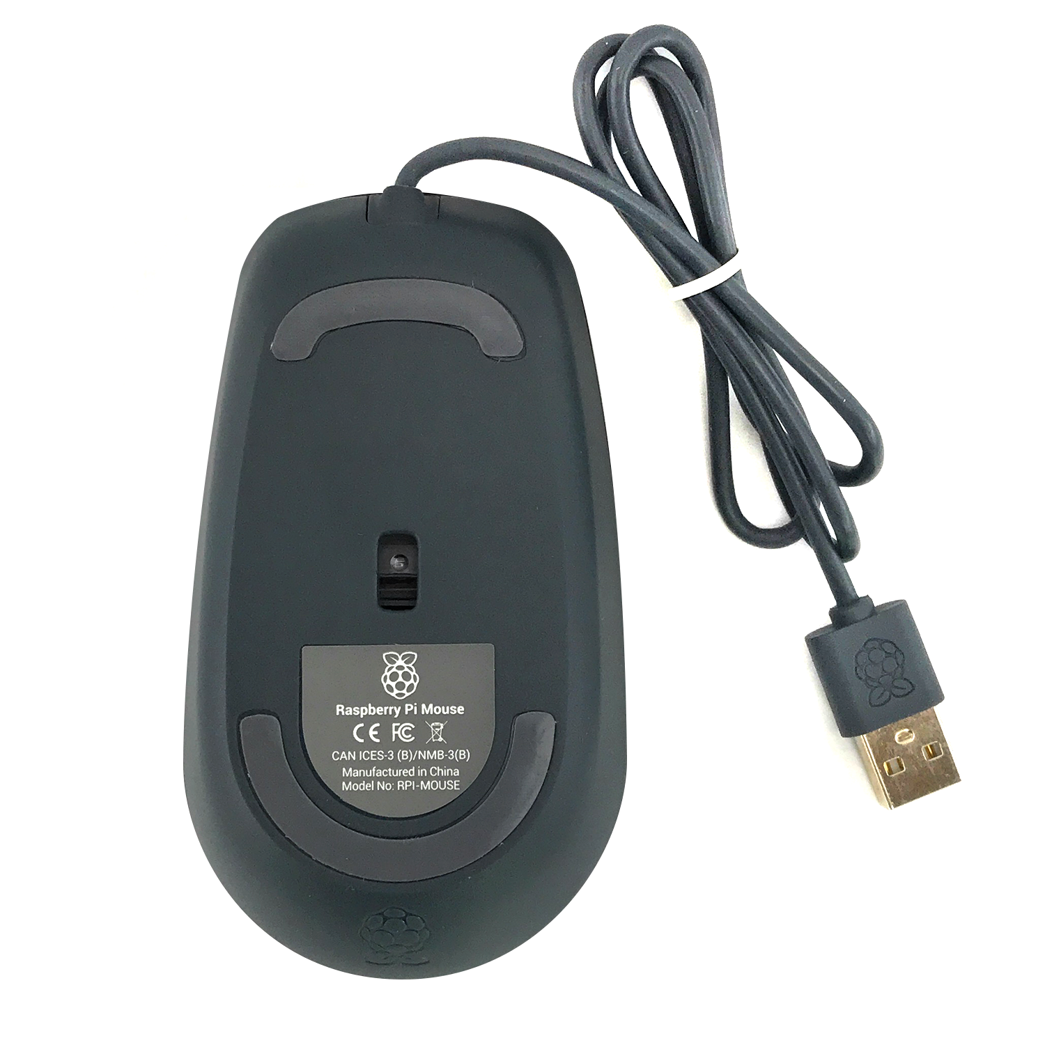 Mouse Negro para Raspberry Pi - Oficial - 330ohms