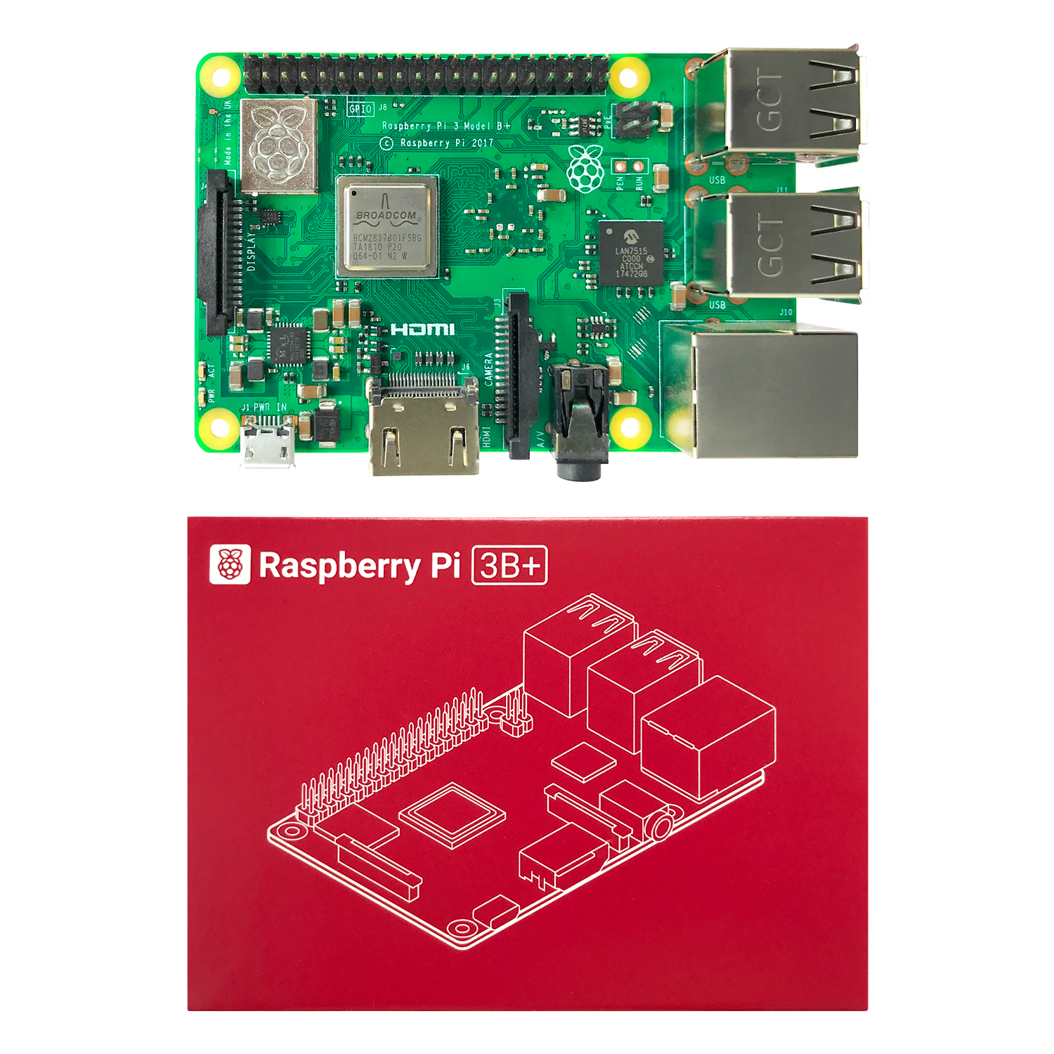 Raspberry Pi 3 Modelo B+ - 330ohms