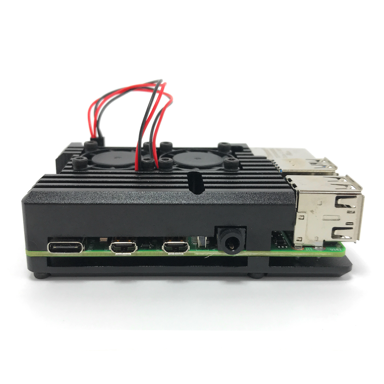 Carcasa de metal con ventilador para Raspberry Pi 4 - 330ohms