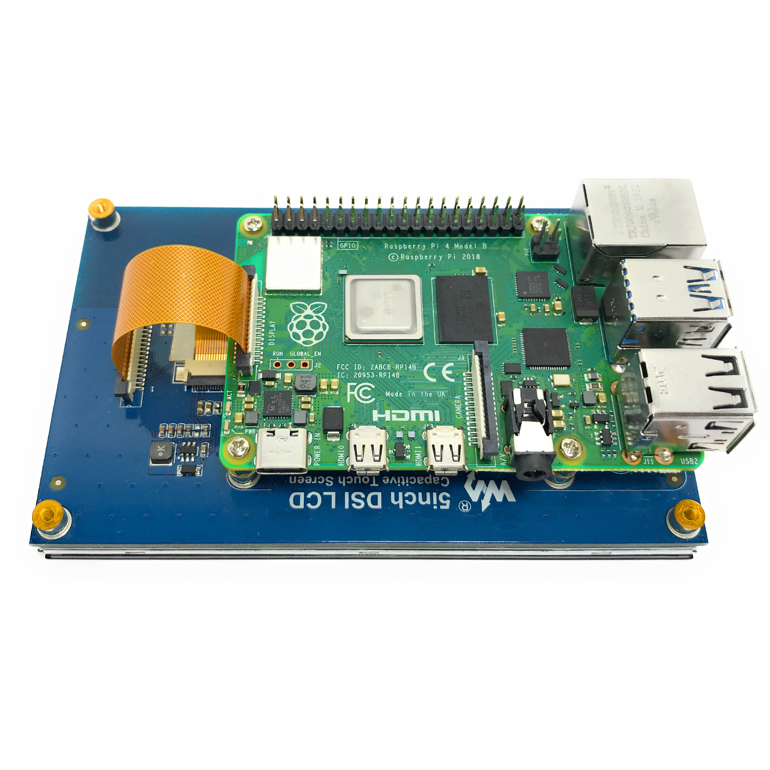 Pantalla Touch para Raspberry Pi 5